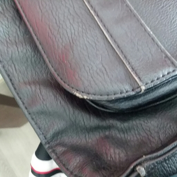 Steve Madden Large Leather Shoulder Satchel - Picture 10 of 15